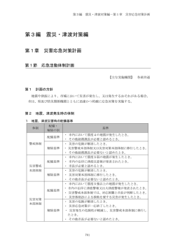 （震災・津波対策編第1章災害応急対策計画）（PDF形式 837