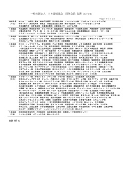 会員名簿(PDF) - 日本溶接協会（JWES）