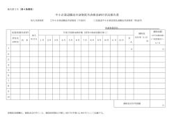 中小企業退職金共済制度共済掛金納付状況報告書