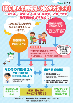 認知症の相談窓口