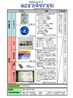 検定アイテム一覧（2ページ）