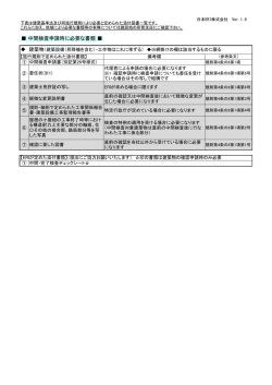 中間検査申請時に必要な書類