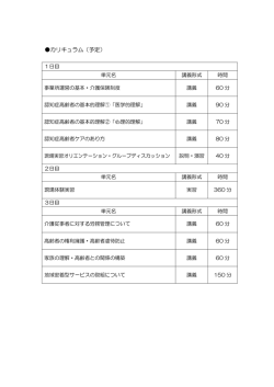 認知症対応型サービス事業開設者研修カリキュラム（pdfファイル：69KB）