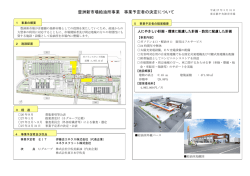 豊洲新市場給油所事業 事業予定者の決定について(概要