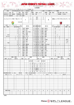 公式記録 - なでしこリーグ