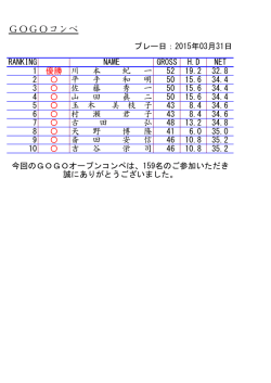 GOGOコンペ