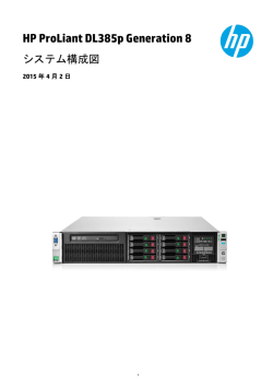 ProLiant DL385p Gen8 システム構成図