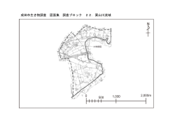 成田市生き物調査 図面集 調査ブロック 22．栗山川流域