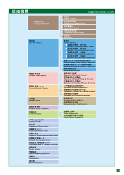 大学組織機構図（PDF形式:149KB