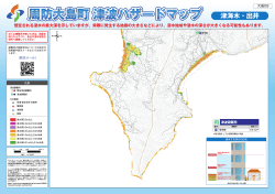 周防大島町 津波ハザードマップ 想定される浸水の
