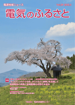 電気のふるさと Vol.39 2015/3 表紙