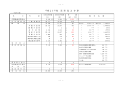 収支予算(PDF158KB)