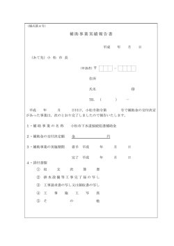 下水道接続促進補助事業実績報告書(PDF 73KB)