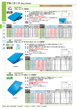 ブルーシート Blue Sheets
