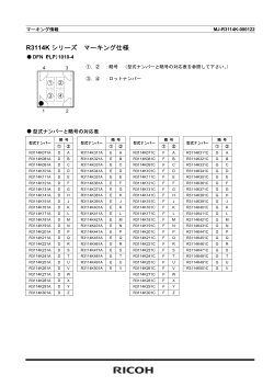 R3114K シリーズ マーキング仕様