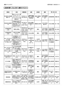 記念行事・フェスタ・複合イベント [144KB pdfファイル]
