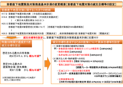 首都直下地震緊急対策推進基本計画の変更概要