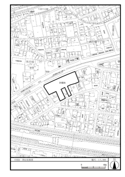 計画地 付図2 周辺見取図 縮尺：1/1,500 N 0 60m