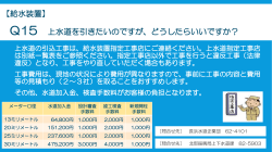 給水装置・排水設備（Q15～Q19） [264KB pdfファイル]