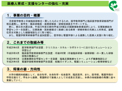 医療人育成・支援