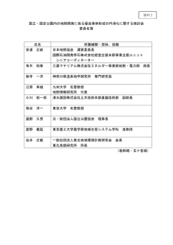 委員名簿
