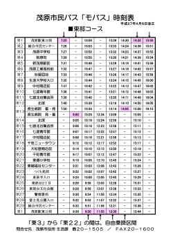 市民バス時刻表 （ファイル名：busjikoku2015 サイズ：297.45KB）