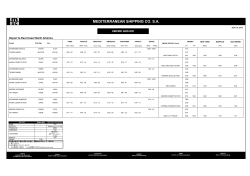 MEDITERRANEAN SHIPPING CO. SA