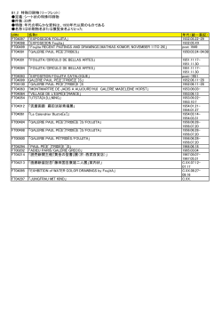 URN 名称1 年代（統一表記） FT04097 「EXPOSICION FOUJITA