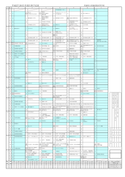 年間行事予定 - 青森県立青森商業高等学校