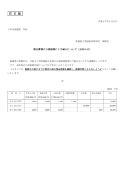 訂 正 版 - 茨城東高等学校