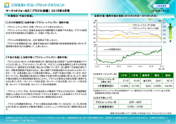 （ブラジル市場） 2015年4月号 - 三井住友トラスト・アセットマネジメント