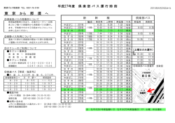 東 京 から 那 須 へ