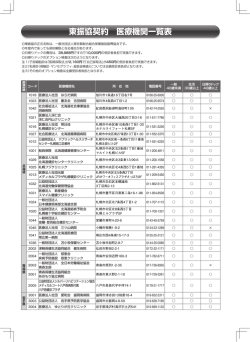 東振協契約医療機関はこちら