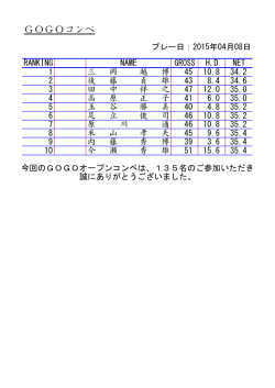 GOGOコンペ