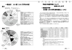 一般会計 323 億 7,200 万円の内訳