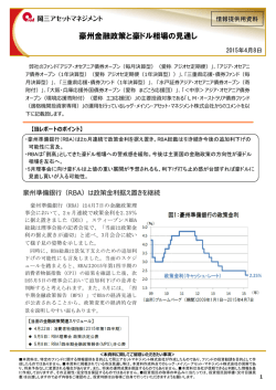 豪州金融政策と豪ドル相場の見通し