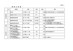 委託仕様書 別紙1（PDF：66.6KB）