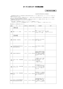 オープンカウンター【会計課】（PDF形式） - 北海道開発局