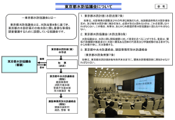 東京都水防協議会について