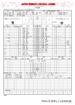 公式記録 - なでしこリーグ