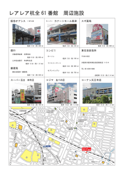 レアレア杭全 61 番館 周辺施設