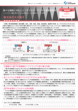 様々な規格に対応した『アナログ／デジタル変復調技術』（PDF：505MB）
