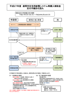 補助金交付手続きの流れ(PDF文書)