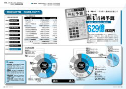 特集｜平成27年度当初予算・歳入と歳出(PDF/905KB)