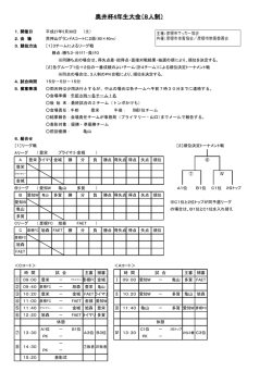 奥井杯4年生大会（8人制）