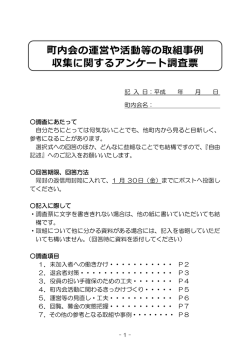 調査票 [307KB PDF]