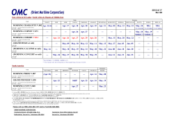 Vessel Schedule - Orient Maritime Corporation