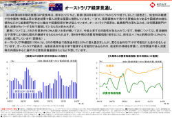オーストラリア経済見通し - ニッセイ アセットマネジメント