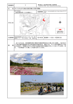 さくらの山から眺める航空機と空港の景観（PDF 580KB）