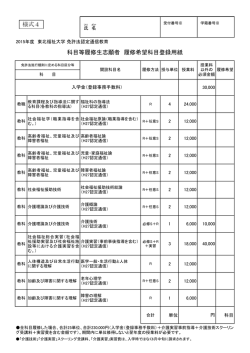 様式4（A4用紙片面）